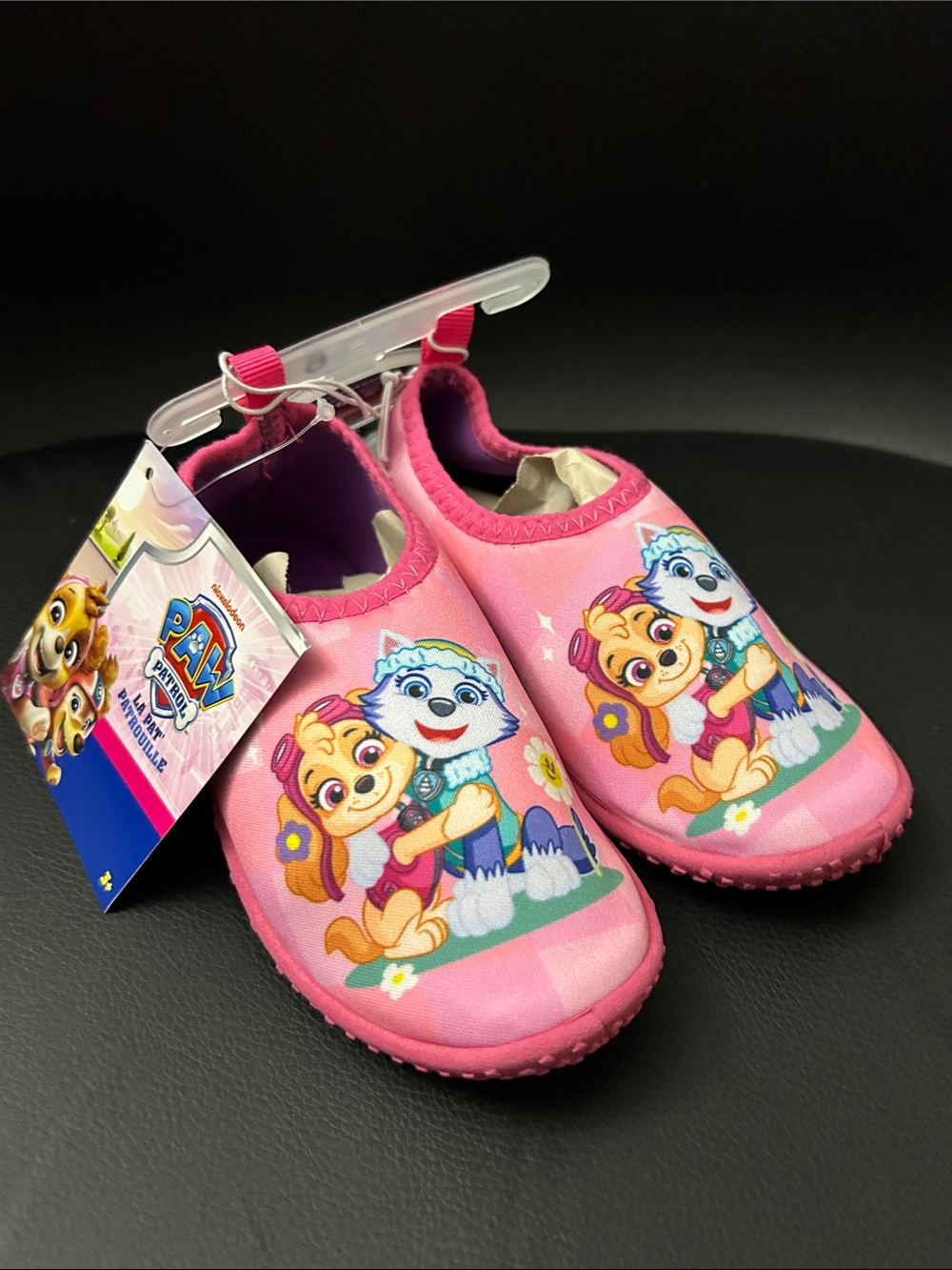 NWT 🆕 Paw Patrol Pink Slip-On Kids Water Shoes size 9